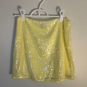 Peppermayo Sequin Mini Skirt